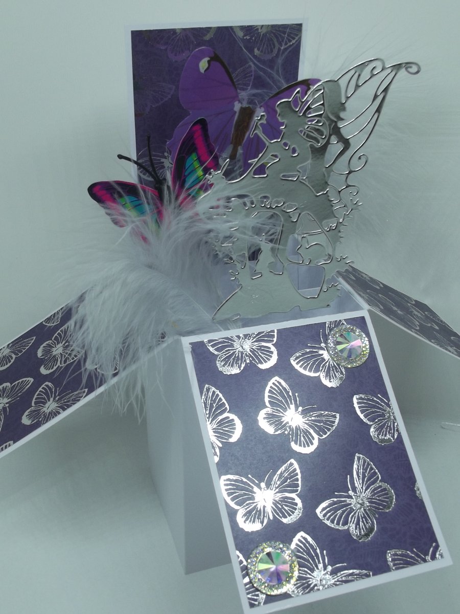 Birthday Card With Fairies