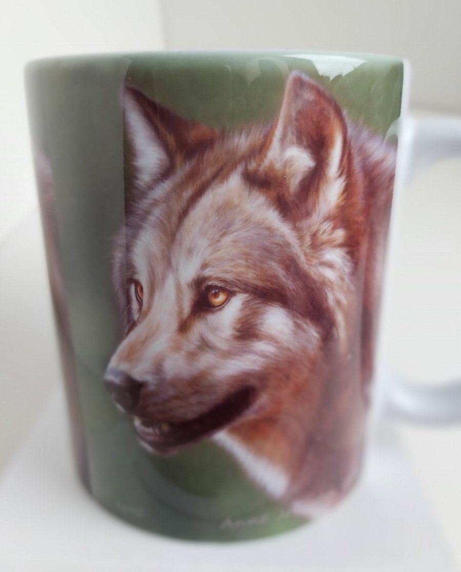 Wolf head mug