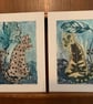 Leopard -  Original Collagraph Print - - Image 4