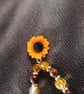 Elasticated "hope" bead bracelet with sunflower charm - Image 4