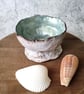 Handmade Coral Sculpture, Hand Painted Mother of Pearl Effect, Seaside Bowl - Image 2