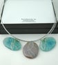 Fused Glass Pebble Pendant - Image 4