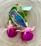 Cute Sparkly Hummingbird Stickers - Image 3