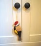 Gold Finch felt embroidered decoration, garden bird range   - Image 4