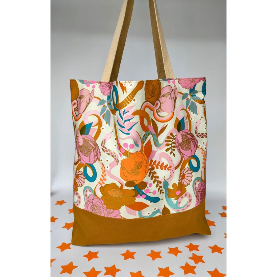 Tote Bag, Large Shopping Bag, Beautiful Tote Bag