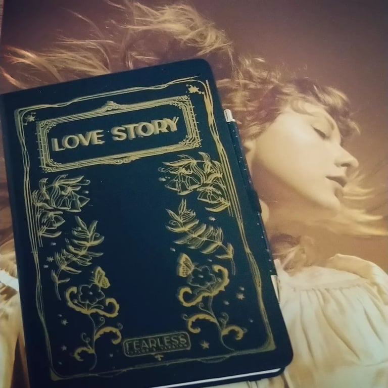 Fearless Love Story Taylor Swift inspired A5 notebook
