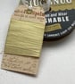 VINTAGE -STYLE ribbon . 4 yds. ( silky, seam binding ). 'Primrose'. - Image 1