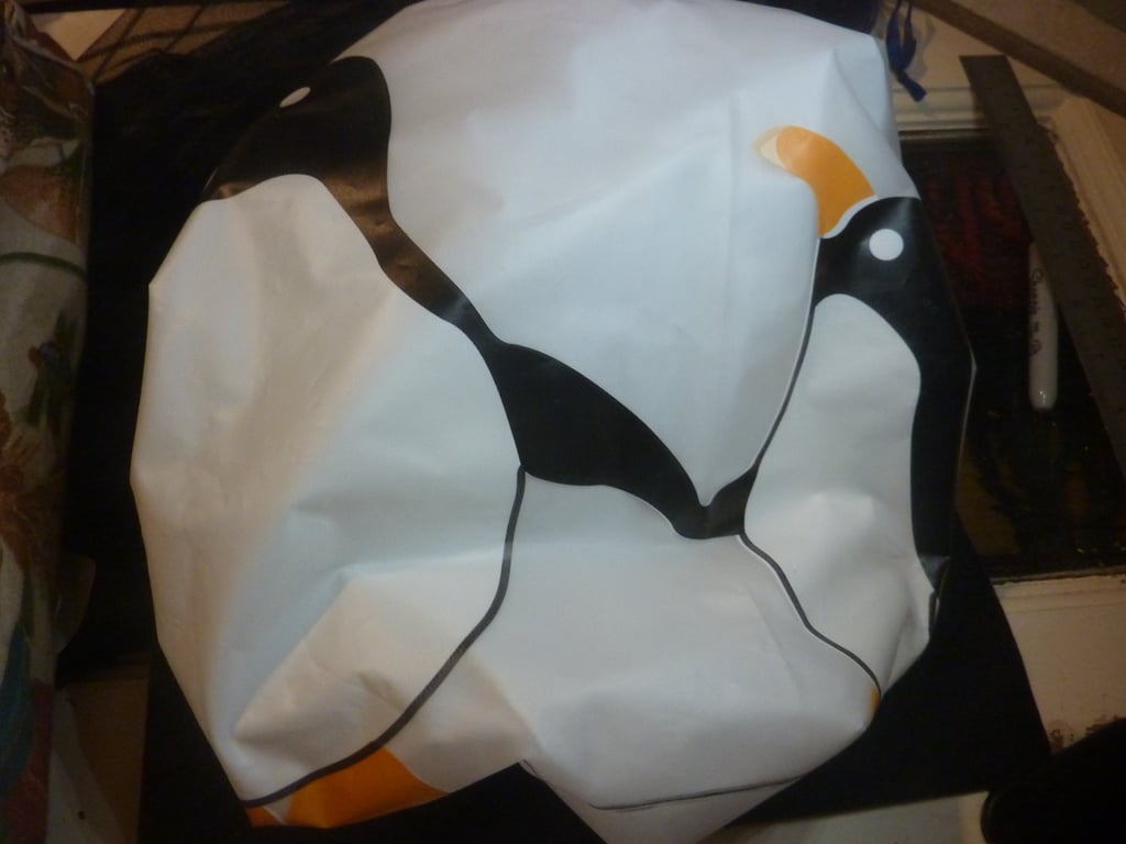 Luxury Penguin Shower Cap Fully Waterproof Adjustable Filled Large Size