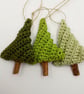 Crochet Christmas Trees with Cinnamon Trunks  - Image 2