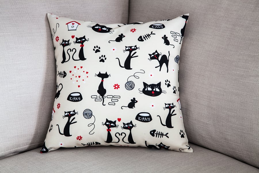 Cats Cushion Gift for cat lovers housewarming  gifts wedding gifts 