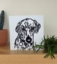 Labrador Greeting Card Lino Print - Image 3