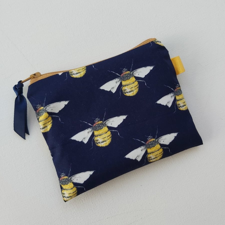 SALE Bees  Coin Purse