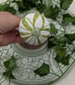 Snowdrop hand-painted Christmas ceramic bauble - Image 6