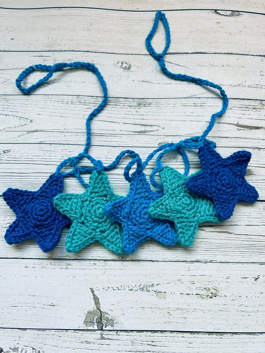 Crochet Star Garland