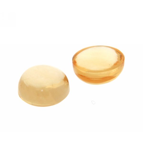 QTY 5 CITRINE 5 mm Cabochon cut