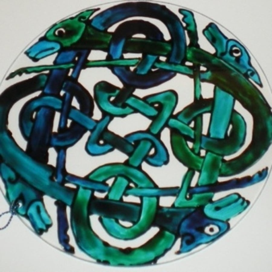 4 Hounds Celtic Design Roundel