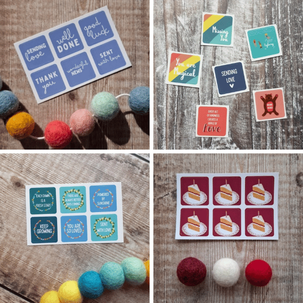 Little Messages Envelope Stickers - 24 mini stickers