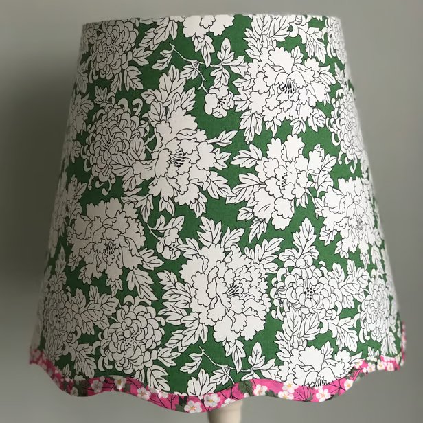 NEW Liberty Costume - Handmade Scalloped table Lampshade