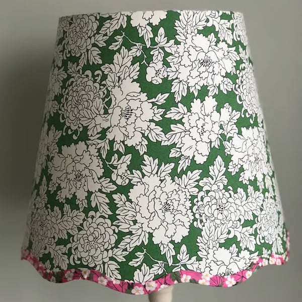 NEW Liberty Costume - Handmade Scalloped table Lampshade