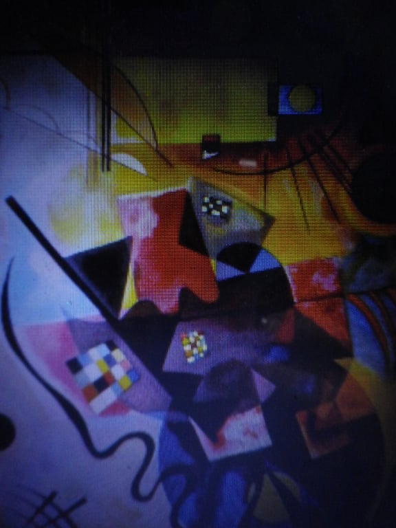 A4 printed artwork 002, unframed mounted, free hook & easel free shipping, , Ref