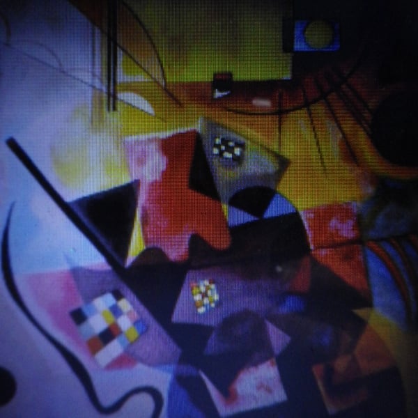 A4 printed artwork 002, unframed mounted, free hook & easel free shipping, , Ref