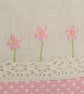 Pink Daisy and Lace Mini Clutch Purse - Image 2