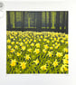 'Wild Daffodils' original screen print - Image 2