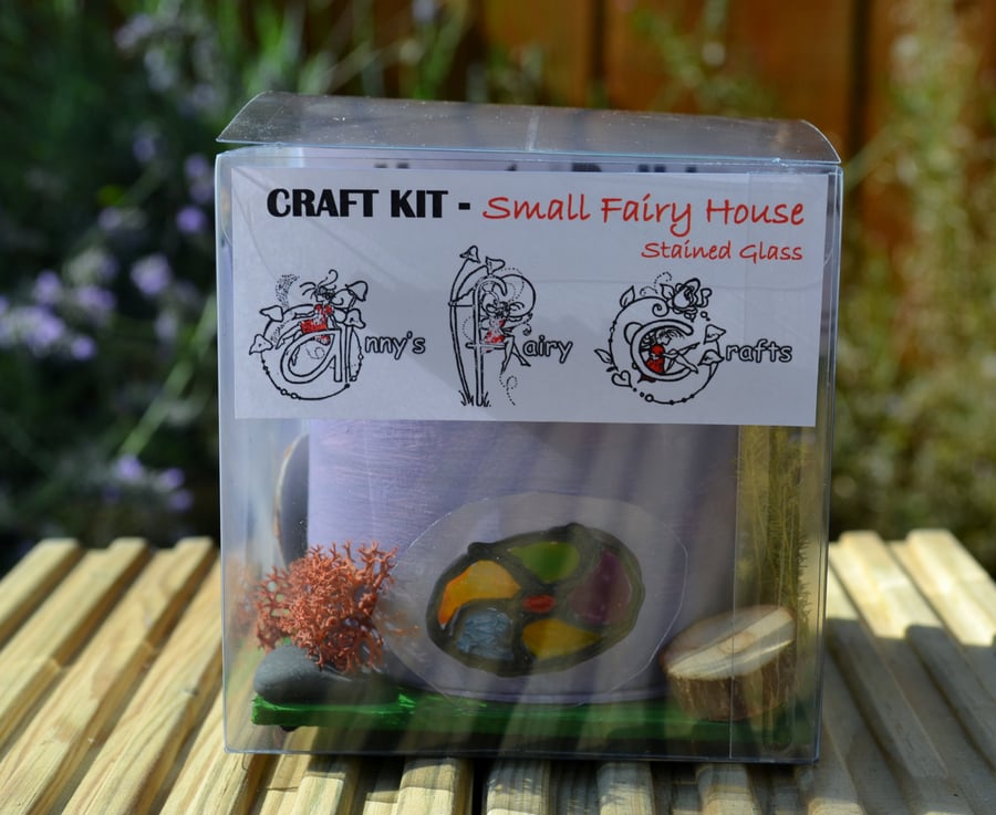 Fairy houses and tea service - custom order for Fiona