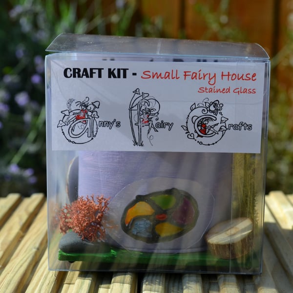 Fairy houses and tea service - custom order for Fiona