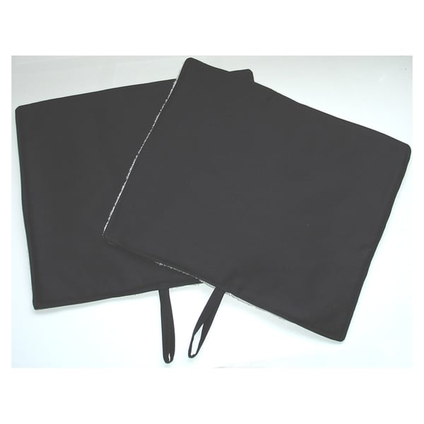 Redfyre Hob Lid Covers Black Universal Mat Pad Kitchen Surface Saver Pair