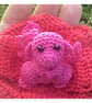 Crocheted Rose Dragon flower collectible - Image 2