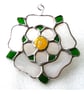 Yorkshire Rose Suncatcher Stained Glass Handmade - Image 5