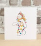 Christmas Card Snowman Lights - Image 1