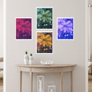 Set of 4 Mono Prints, Limited Edition from Original Art