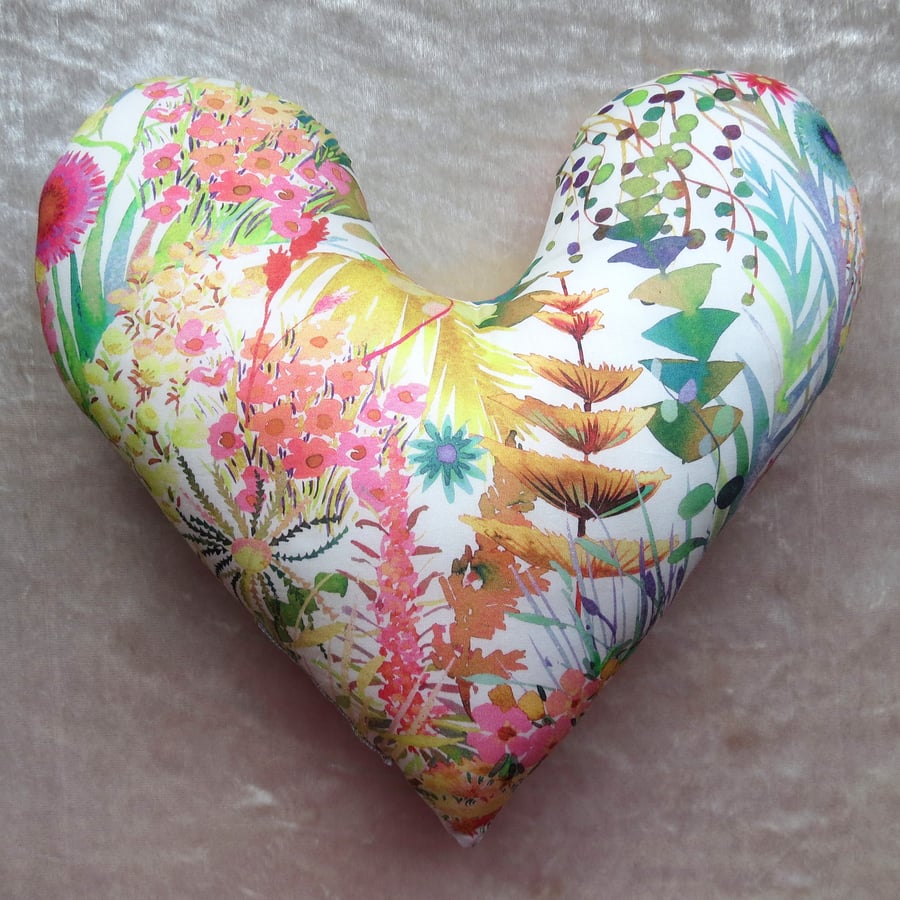 Breast Cancer pillow.  Cancer gift.  Mastectomy pillow.  Made from Liberty Lawn.