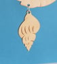 Hanging Wooden Oyster Catcher Decoration - Etched and Hand Painted  - Image 4