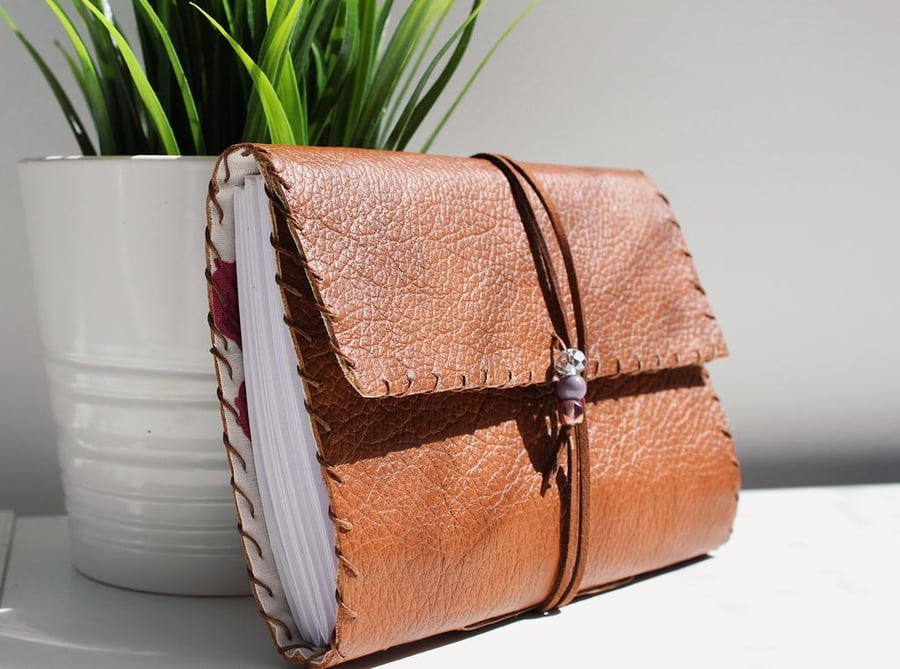 Leather notebook