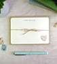 Set of 6 Meadow Heart Notecards