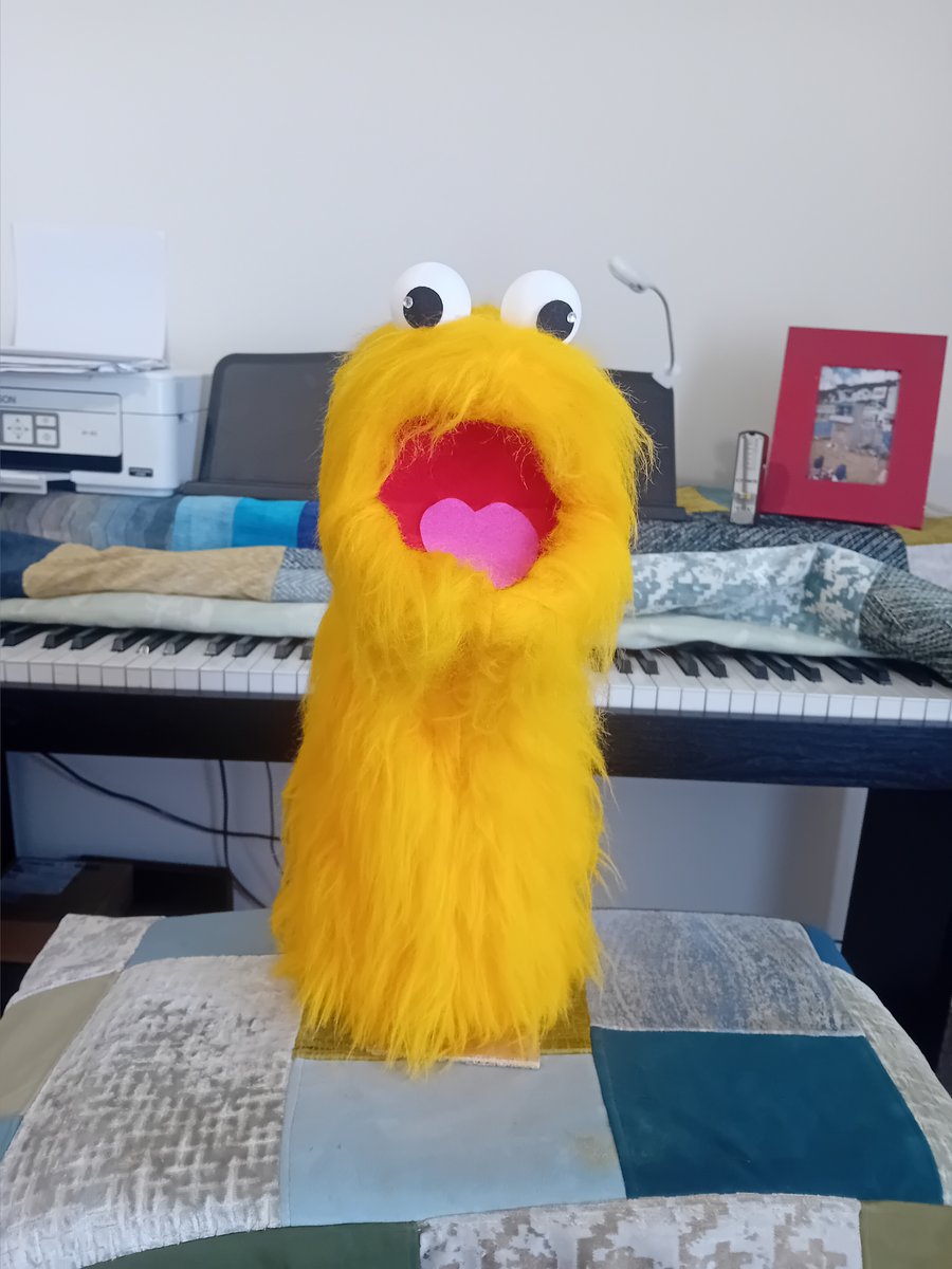 Monster hand puppet 