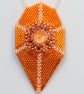 Fishtail Pendant in Orange and Peach - Image 2