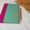 Dragonflies Address Book with Pink trim.  Commission Order for Pauline.  