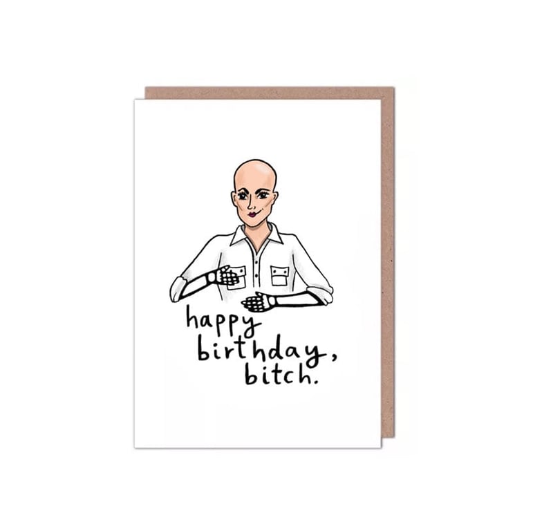 Gigi Goode Rupaul's Drag Race Snatch Game Queen Maria the Robot Birthday Card
