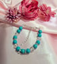 Turquoise & Crackle Clear Quartz Jewellery Set - Image 5