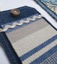 Gift Tags - Vintage denim with reclaimed curtain textiles - Blue Jeans - Image 3