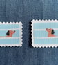 Fabric Postage Stamps - Doggies - Image 2