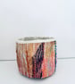 Colourful textile storage basket or pot plant holder - Image 7