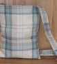 Cross body or shoulder messenger bag Balmoral Tartan check - Image 1