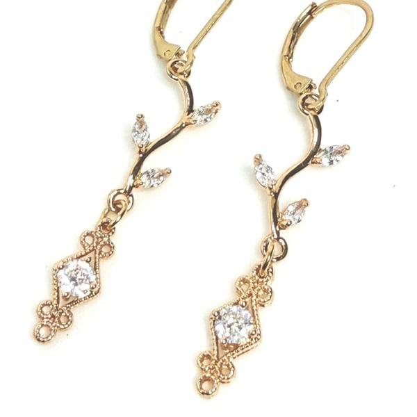 Crystal Vine Choker Necklace, Regency Coquette Jewelry