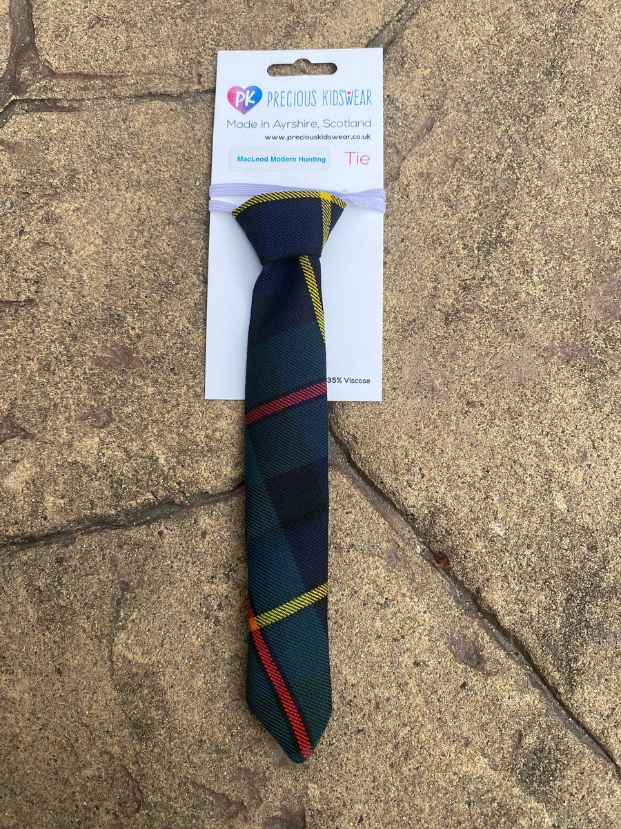 MacLeod Tartan Tie, Toddler, Kids