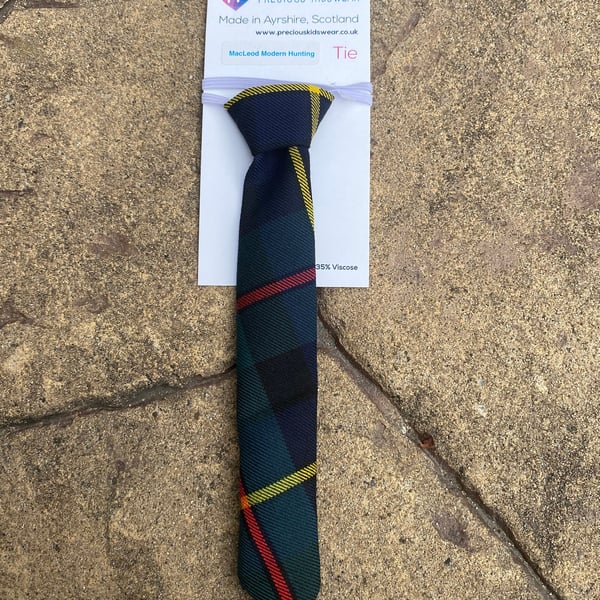 MacLeod Tartan Tie, Toddler, Kids